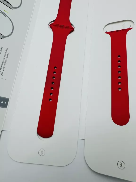 ORYGINALNY PASEK APPLE WATCH SERIES 8 45MM CZERWONY