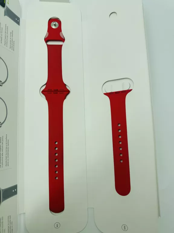 ORYGINALNY PASEK APPLE WATCH SERIES 8 45MM CZERWONY