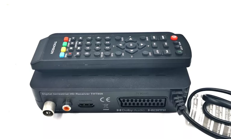 THOMSON DEKODER DVB-T2+ ANTENA POKOJOWA LBO180