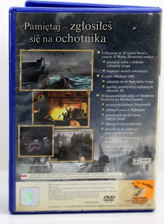 GRA NA PS2 MEDAL OF HONOR FRONTLINE