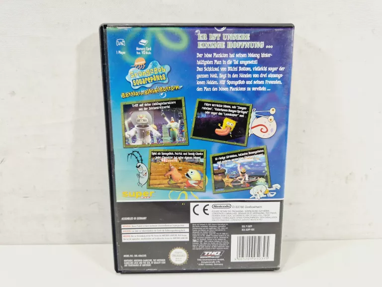 GRA SPONGEBOB SQUAREPANTS BATTLE FOR BIKINI BOTTOM NINTENDO GAMECUBE