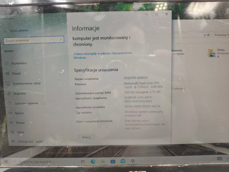LAPTOP ACER ASPIRE 5737Z