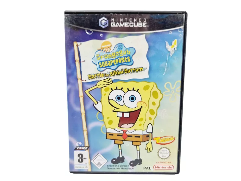 GRA SPONGEBOB SQUAREPANTS BATTLE FOR BIKINI BOTTOM NINTENDO GAMECUBE