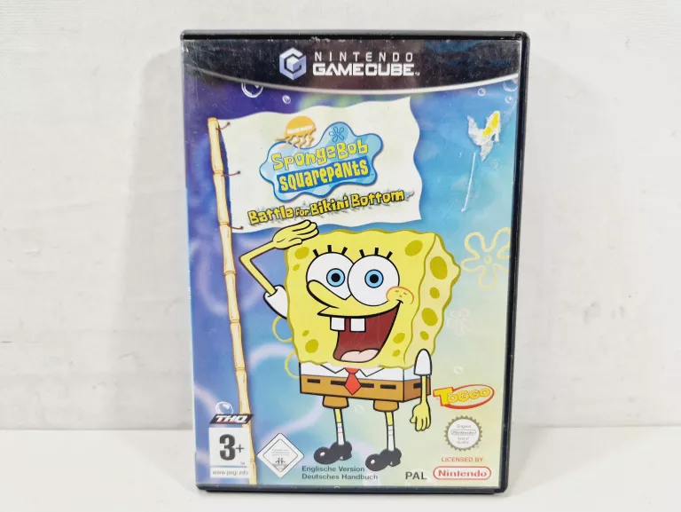 GRA SPONGEBOB SQUAREPANTS BATTLE FOR BIKINI BOTTOM NINTENDO GAMECUBE