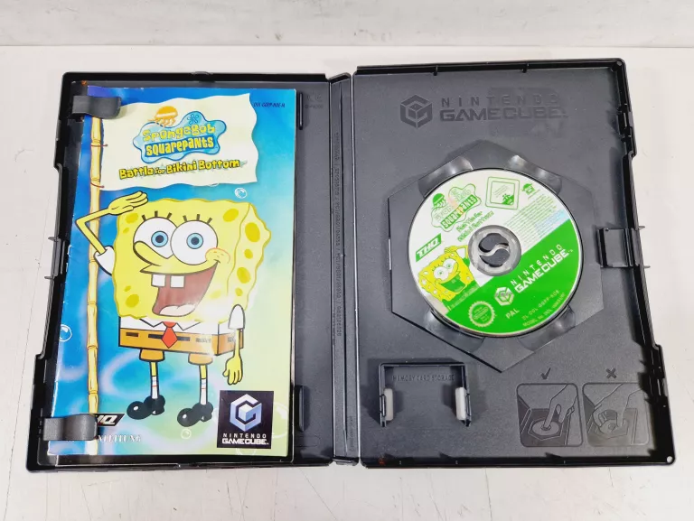 GRA SPONGEBOB SQUAREPANTS BATTLE FOR BIKINI BOTTOM NINTENDO GAMECUBE