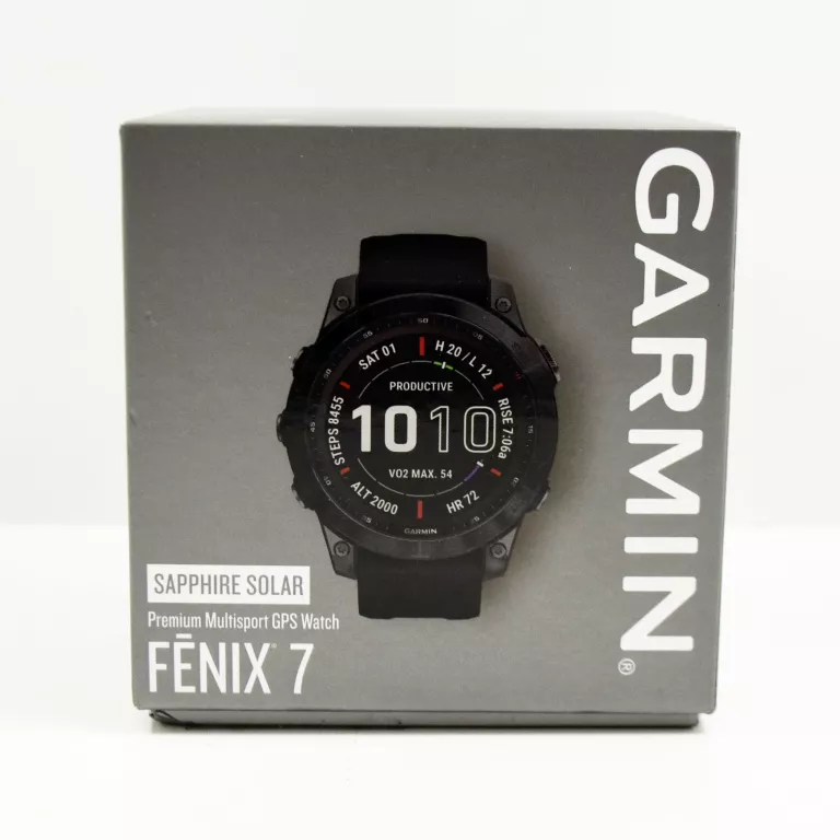 ZEGAREK GARMIN FENIX 7 SAPPHIRE SOLAR TYTANOWO-SZARY