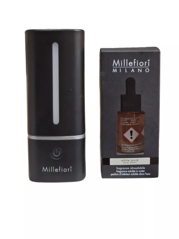 MILLEFIORI MILANO WHITE MUSK OLEJEK ZAPACHOWY + ODŚWIEŻACZ POWIETRZA