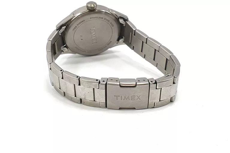 ZEGAREK MĘSKI - TIMEX TW2P77300 - SREBRNY