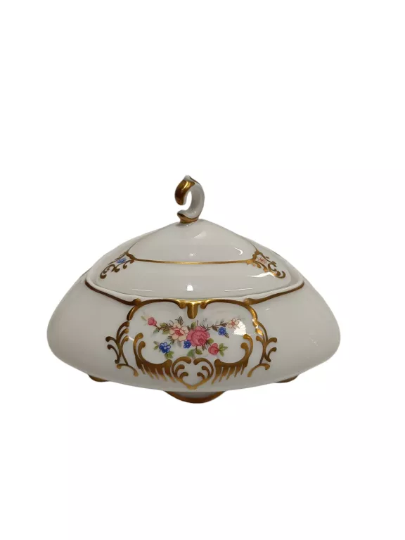 PORCELANOWA SZKATUŁKA BOMBONIERKA