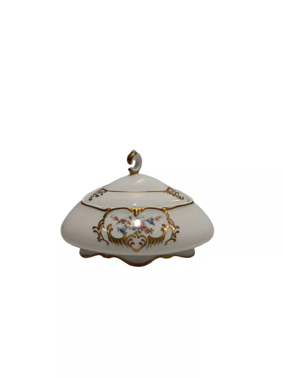 PORCELANOWA SZKATUŁKA BOMBONIERKA