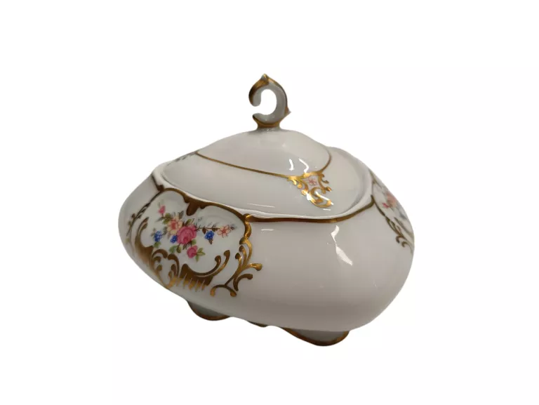 PORCELANOWA SZKATUŁKA BOMBONIERKA