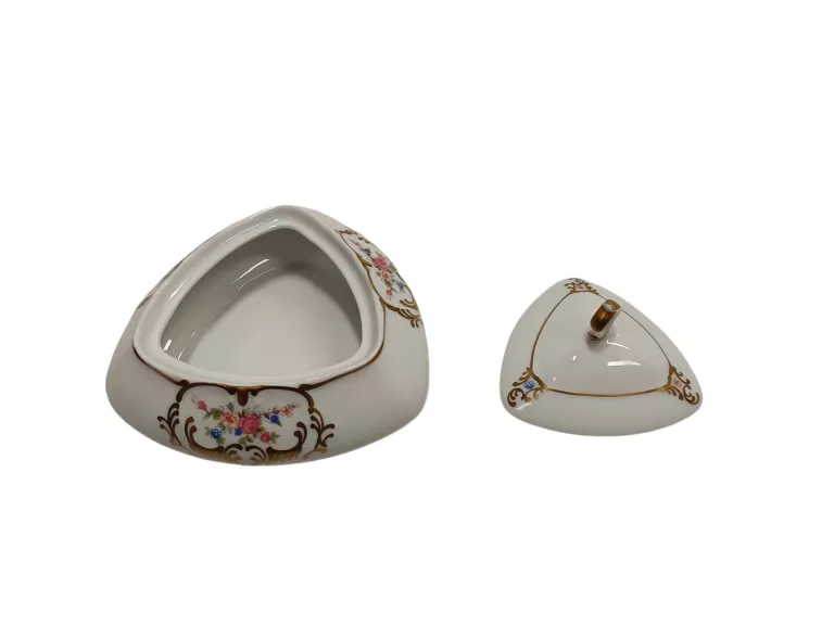 PORCELANOWA SZKATUŁKA BOMBONIERKA