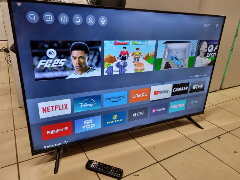 TV HISENSE 50A7100F / ROZTRZASKANA MATRYCA