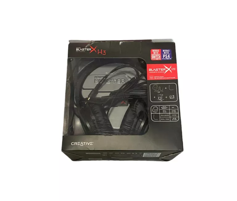 SŁUCHAWKI CREATIVE SOUND BLASTERX H3