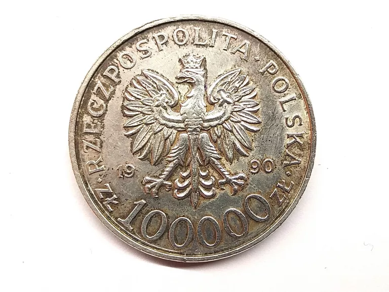 100000 ZŁ 1990 SOLIDARNOŚĆ
