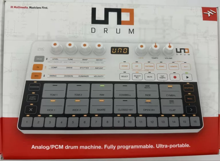IK MULTIMEDIA UNO DRUM ANALOGOWY AUTOMAT PERKUSYJNY