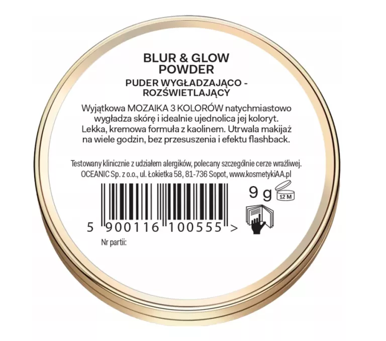 AA WINGS OF COLOR STAR SECRETS PUDER WYGŁADZAJĄCO-ROZŚWIETLAJĄCY 9 G