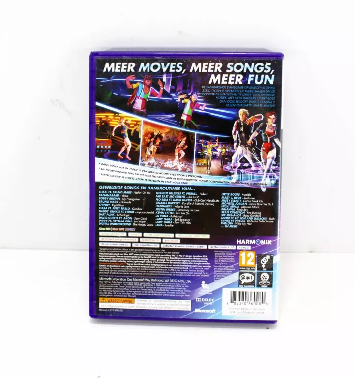 GRA XBOX 360 DANCE CENTRAL 2 / KINECT