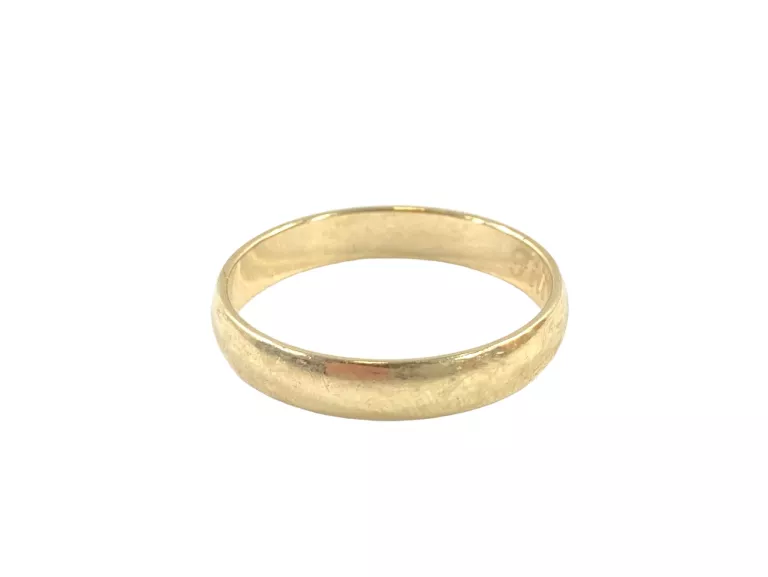 ZŁOTA OBRĄCZKA Z GRAWEREM 14K P.585 3,12 G / ROZMIAR: 23