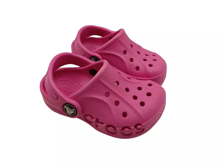 KLAPKI CROCS BAYA CLOG T 207012-6QQ RÓŻOWE ROZMIAR 22-23