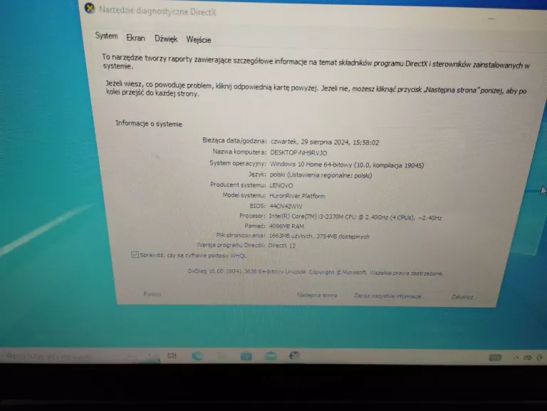 LAPTOP LENOVO B570 + ZASILACZ