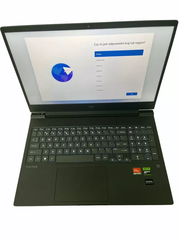 LAPTOP GAMINGOWY HP VICTUS 16