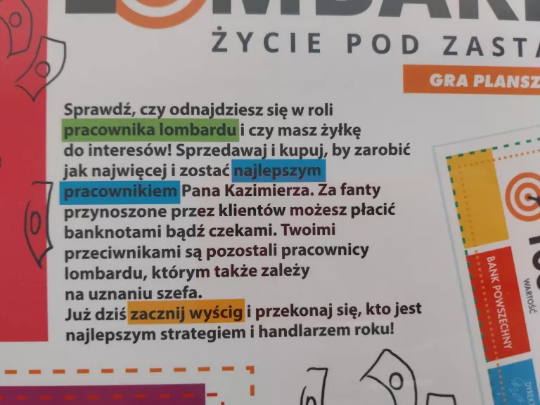 GRA LOMBARD ŻYCIE POD ZASTAW ALEXANDER