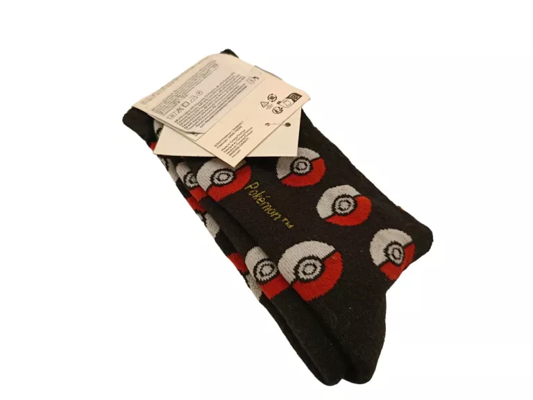 H&M SKARPETKI DŁUGIE POKEMON POKEBALL ROZMIAR 40-42