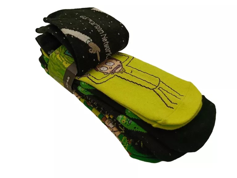CROPP SKARPETKI RICK AND MORTY WZORY ROZMIAR 43-46 5 PAK