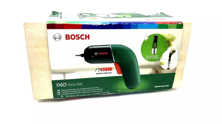 BOSCH IXO VINO SET WKRĘTAK Z KORKOCIĄGIEM POWYSTAWOWA