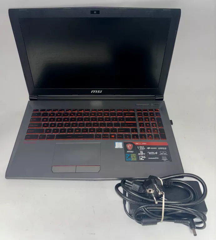 LAPTOP MSI GV62 8GB/1TB/I7/GEFORCE GTX 1015/WIN10 - ZABRANE