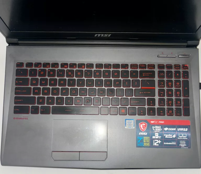 LAPTOP MSI GV62 8GB/1TB/I7/GEFORCE GTX 1015/WIN10 - ZABRANE