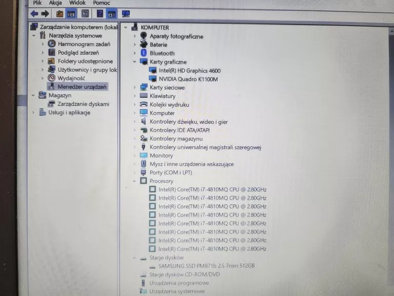 LENOVO THINKPAD W541 FHD | I7-4800MQ 16GB 512GB WINDOWS 10