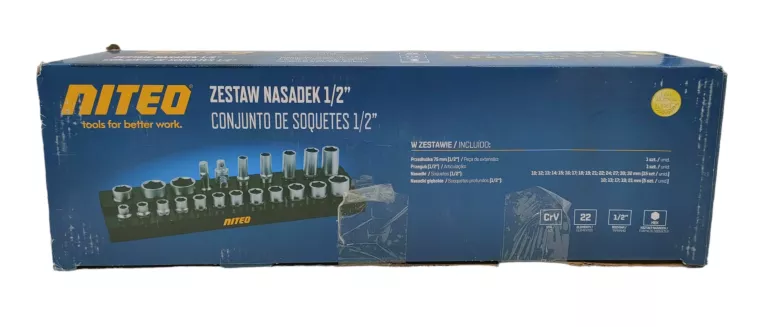 NITEO TOOLS ZESTAW NASADEK MTSS0270-24 1/2 22EL