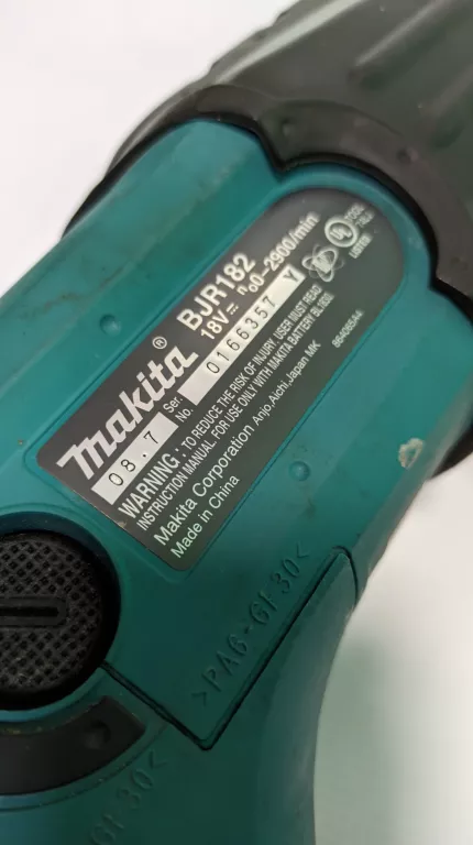 MAKITA BJR 182 PIŁA SZABLASTA LISI OGON AKUMLATOR
