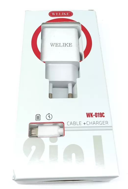 ŁADOWARKA WELIKE MICRO USB TYP B 3A WK-019C