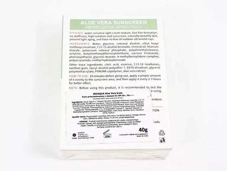 KREM DO PIELĘGNACJI SKÓRY BIOAQUA SPF 60 40G
