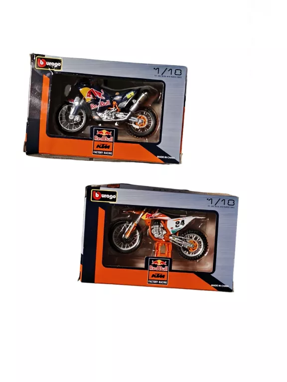 MODEL BBURAGO RED BULL KTM 1:18