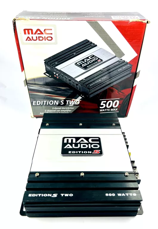 WZMACNIACZ SAMOCHODOWY MAC AUDIO EDITION S 500W 2-KANAŁY