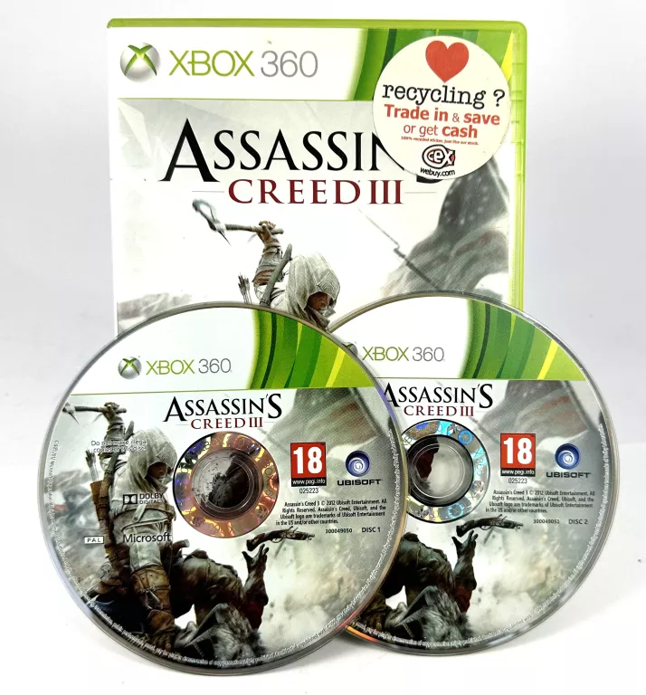 GRA ASSASIN CREED III XBOX 360