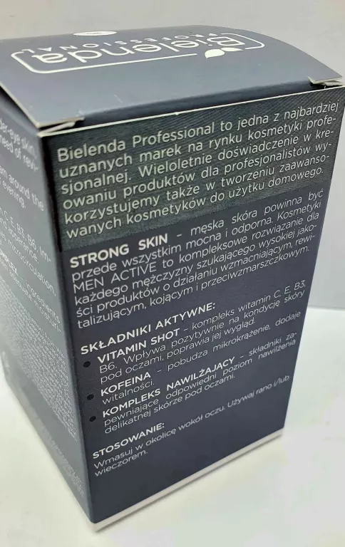 KREM POD OCZY BIELENDA MEN ACTIVE ENERGETYZUJĄCY Z WITAMINAMI 15 ML