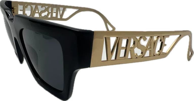 OKULARY VERSACE 4431 ZŁOTE PUDEŁKO
