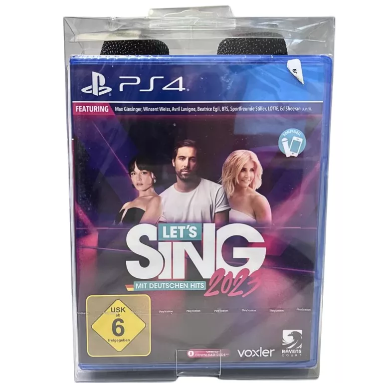GRA PLAYSTATION 4 LET'S SING 2023 + 2 MIKROFONY/POLSKIE NAPISY