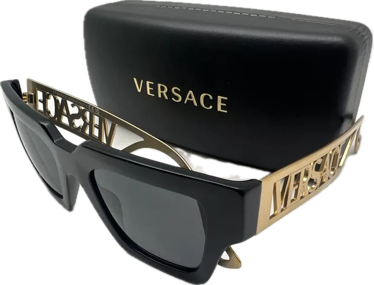 OKULARY VERSACE 4431 ZŁOTE PUDEŁKO