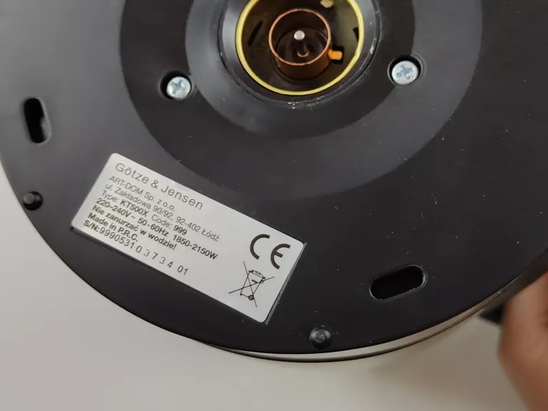 CZAJNIK ELEKTRYCZNY GOTZE & JANSEN KT500X 2150 W 1,8 L SREBRNY/SZARY