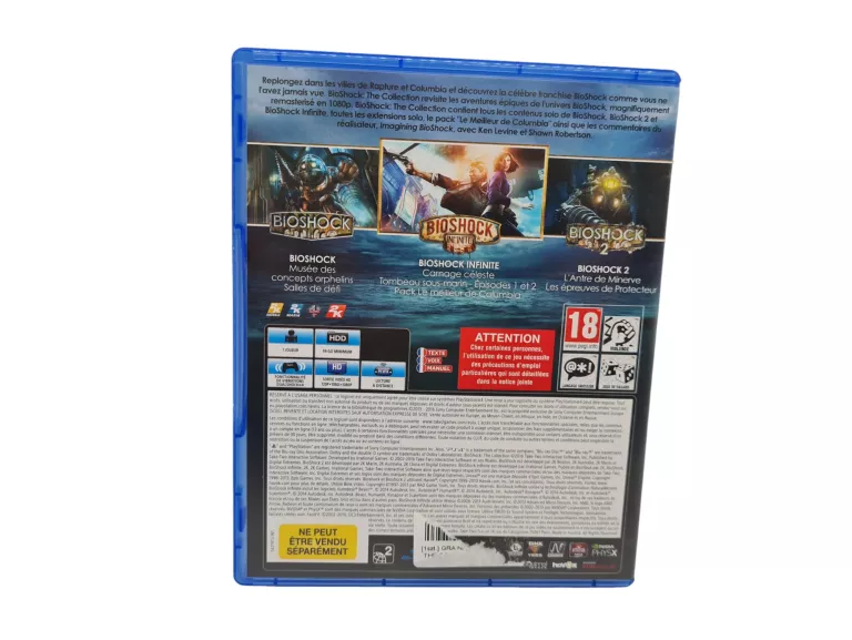 PS4 - BIOSHOCK THE COLLECTION DISQUE 1