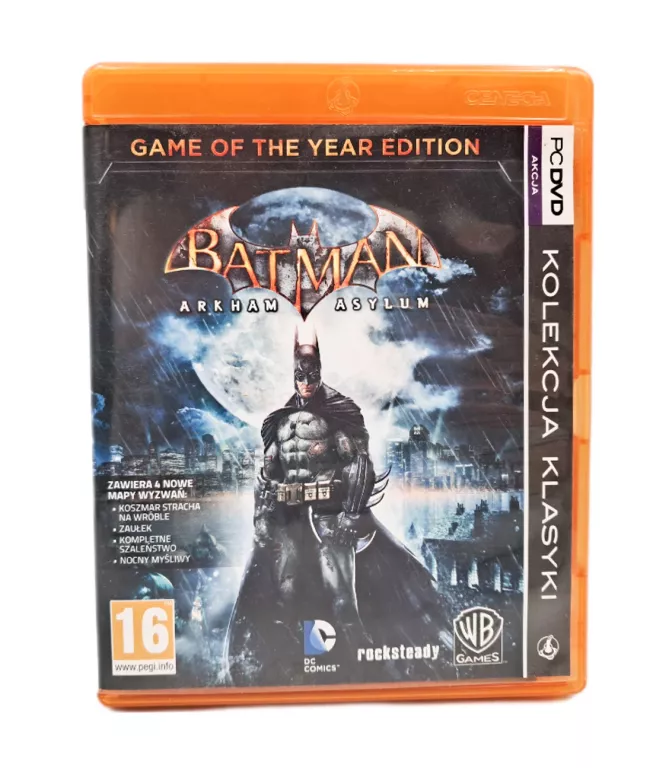 GRA BATMAN ARKHAM ASYLUM KOLEKCJA KLASYKI NA PC