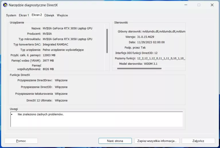 LAPTOP HP VICTUS 15 I5-12450H 16GB 512 RTX3050 144HZ WIN11