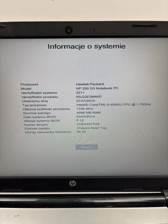 laptop-hp-250g3-i3-4005-5004gb-nie-dziala-bateria-stan-11323-2