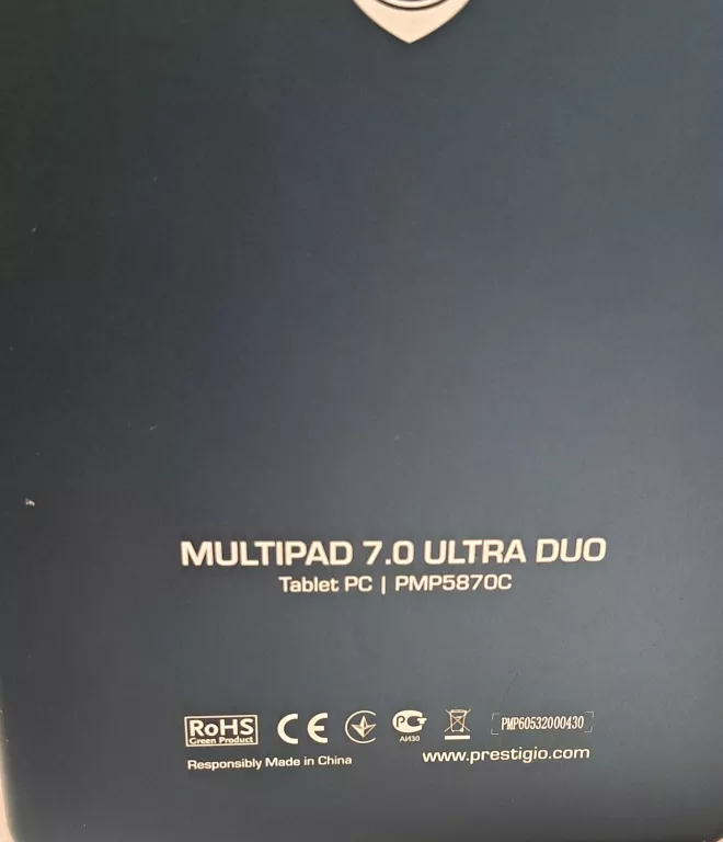 TABLET PRESTIGIO 7,0 ULTRA DUO + FUTERAŁ DO BAJEK